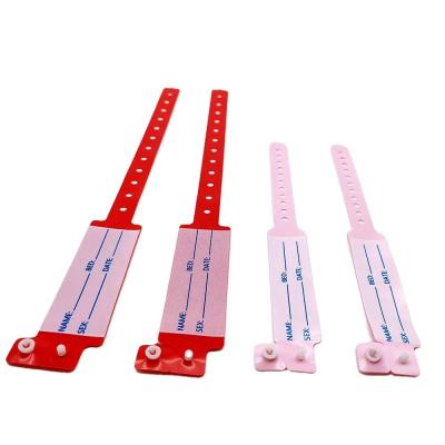 China Custom Men's PVC/Vinyl Hospital Medical Patient ID Child Wristband from DDJOY in Bulk for sale