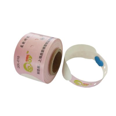 China Highly Nail Insertion Inlay Technologie Krankenhaus Patient ID Armband Thermisches Armband zu verkaufen