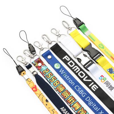 China Custom Logo Lanyards Polyestermateriaal voor kantoorvoorwerpen Te koop