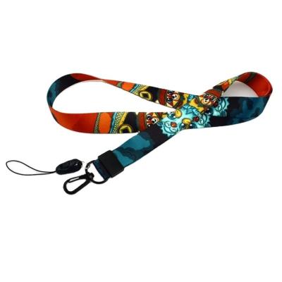 China Op maat gemaakte kantorenlanyards met logo kleurstof sublimatie polyester roze ID badge houder Te koop