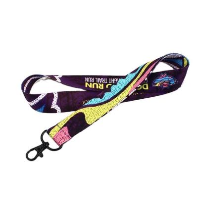 China 900*15*0.65mm Custom Logo Sewing Stainless Lanyards with Heat Transfer Steel Beed for sale