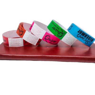 China Custom Event Wristband Holiday Events One Color Printing Vinyl Bracelets for Party for sale