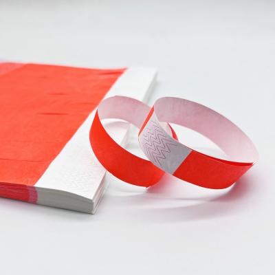 China 250*19mm Tyvek Papier Armbänder Klassischer Stil für Veranstaltungen/Spielplatz/Festival Einmalig zu verkaufen