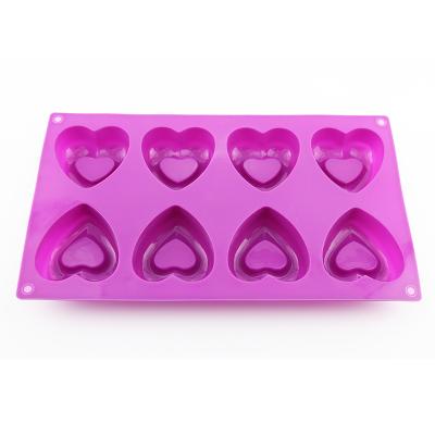 China Sustainable Valentine's Gift Chocolate Molds Polycarbonate Mold With Heart for sale