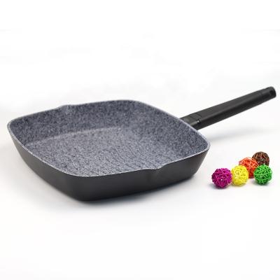 China General use for gas grill and induction cooker pan induction square bottom could use for home smokeless for sale