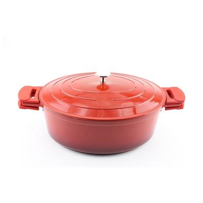 China Viable adopted all kind of stoves aluminum die casting rotisserie cookware pot for sale