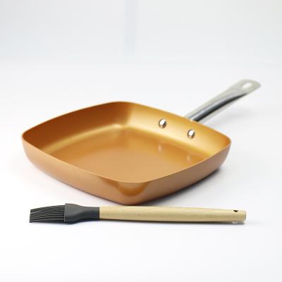 China High quality modern copper nonstick cookware can use induction cookware for sale