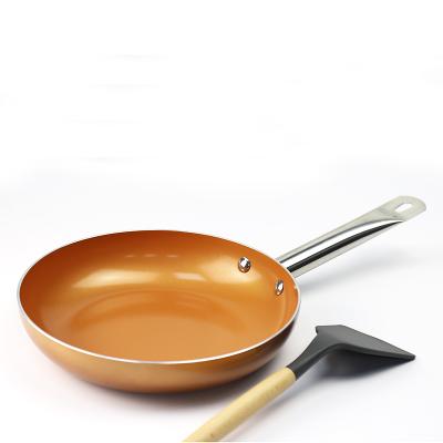 China Modern Home Use Egg Frying Pan Aluminum Frying Pan With Indcution Bottom for sale