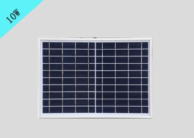 China Los pequeños paneles solares monocristalinos de 10 vatios, vidrio del panel solar 10v con el marco de aluminio en venta