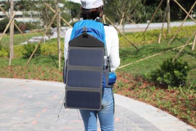 China Portable Solar Cell Phone Charger / Waterproof Portable Solar Panel Folding Bag for sale