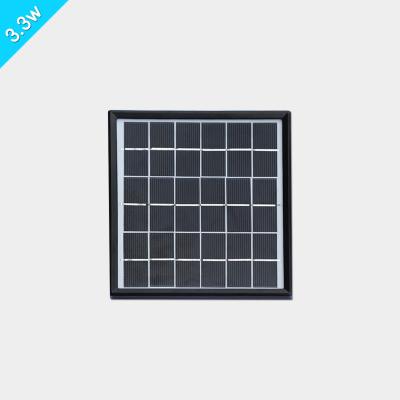 China LED que enciende 3.3w que dobla la dimensión del panel solar modificada para requisitos particulares para al aire libre en venta