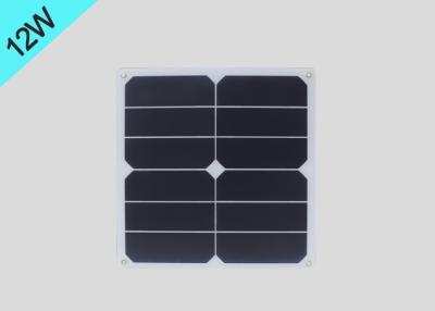 China Sonnenkollektor 12W Sunpower, monokristalline Silikon-Solarzellen mit Doppel-USB-Ausgabebausteinen zu verkaufen