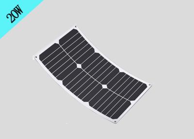 China Kleine flexible Sonnenkollektoren Sunpower 20W für Solarüberwachungskameras im Freien zu verkaufen