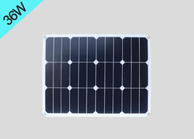 China 36W Monocrystalline Silicon Solar Panels Waterproof 18V with Digital Display for sale