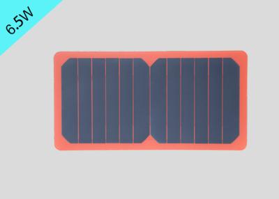 China Halb flexible reflektierende Antibeschichtung Sunpower-Sonnenkollektor-6.5W mit Rot bereifte HAUSTIER zu verkaufen