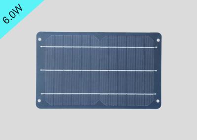 China Silicon Miniature Solar Panel 6w 6v PET Front Cover 275mm*170mm*2.2mm Size for sale