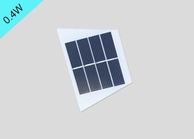 China 1 Year Warranty Miniature Solar Panel 2v 0.4w Frosted Glass Front Cover 85*53mm for sale