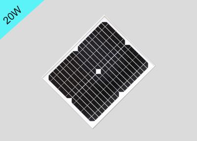 China De kleine Monocrystalline Aangemaakte Dubbele Goedkeuring van Ce RoHS van Glaszonnepanelen 20W Te koop