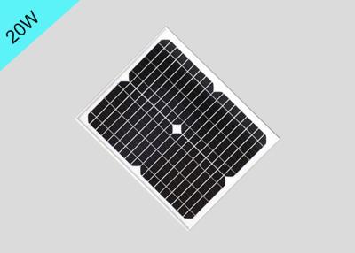 China El panel solar moderado de la mono célula de cristal tamaño solar 420*350*17m m del módulo de 18 voltios en venta