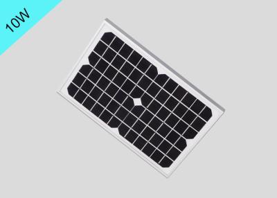 China 10 Watt Silicon Solar Panels , 12 Volt Monocrystalline Solar Module 340*240mm for sale