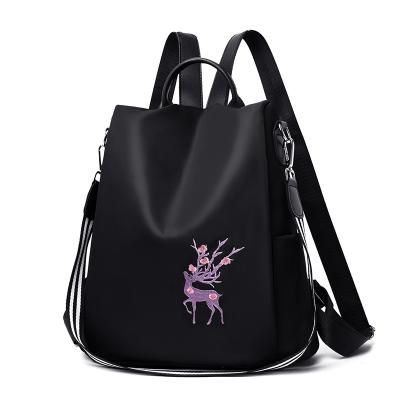 China Retail Waterproof Multifunctional High Quality Embroidery Factory Waterproof Backpack For Women for sale