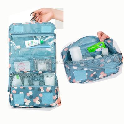 China 2021 New Design Durable Water Proof Colorful Toiletry Organizer Travel Bath Cosmetic Bag For Adult for sale