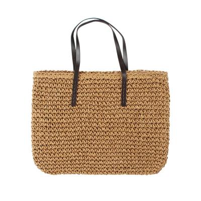 China Others New Straw Bag Beach Woven Single Shoulder Bag For Women Japan And South Korea Simple Leisure Vacation for sale