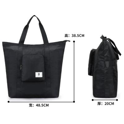 China Eco-Friendly Shopping Bag Eco Folding Bag Light Mum Leisure Solid Color Handbag Customization Korean Student for sale