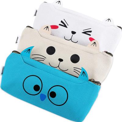 China Durable 2021 New Design Cheapest Canvas Pencil Case for sale