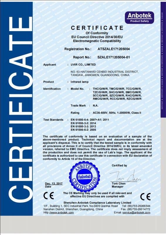 CE - Guangdong Youhui Technology Co., Ltd.