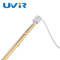 China Gold Coating Quartz Infrared Halogen Lamp Single tube 230V 1200W for sale