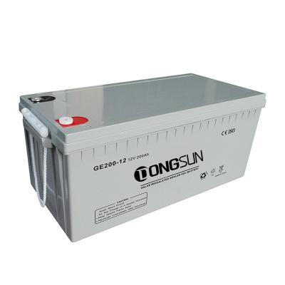 中国 12V 100AH 120AH 150AH 200AH 250AH storage rechargeable batteries lead acid GEL batteries 販売のため