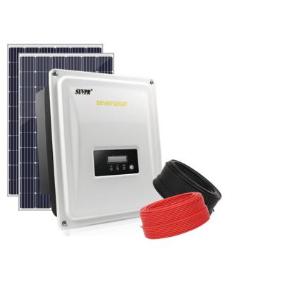 China Yiwu Donghui solar system 15kw on-grid solar pump system inverter system pv cables 280w solar panel for sale