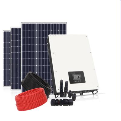 Chine Yiwu Donghui 20kw home power solar system 20000w solar system mounting Interconnection of household and industrial enterprises à vendre