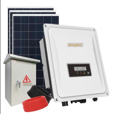 China Yiwu Donghui 50kw home power solar system 50000w energy systems inverter solar power energy power for sale