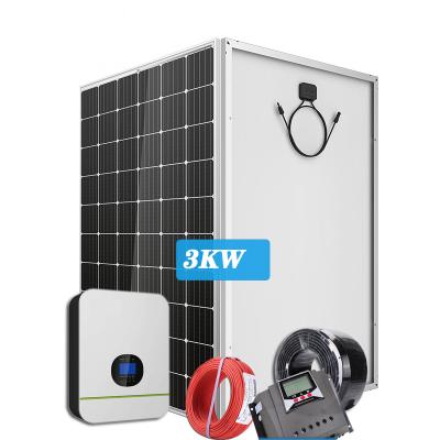 China Donghui 3 kw solar power system with battery high quality solar energy systems home Small household for sale