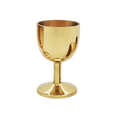 China Viable Pure Copper White Wine 10ML Glass Tumblers Cups One Cup Real Wine Tumbler Spirit European Style Copper for sale