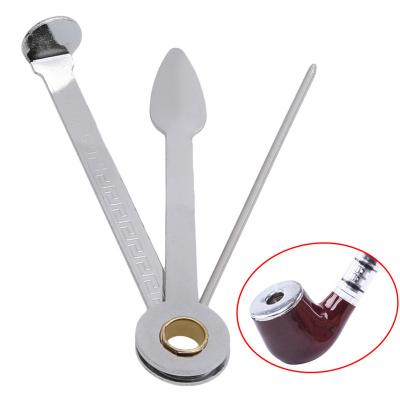 China 3-in-1 Casual Pipe Scraper Multifunctional Folding Smoking Pipe Knife Smoking Cleaning Tool for sale