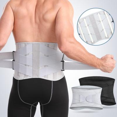 China Support Back Slim Body Customized Breathable Medical Lower Pain Relief Support Back Brace Adjustable Working Waist Back Brace Lumbar Support Belt for sale