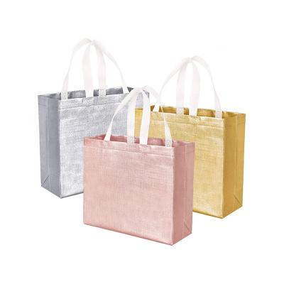 China Recyclable Biodegradable Waterproof Packaging Laminated PP Non Woven Fabric Shopping Bag Customized Logo Printing for sale