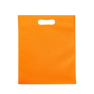 China Wholesale Eco Friendly Nonwoven Handled 80 Gsm RPET Fabric Gift Bags Can Be Print Logo for sale