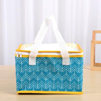 China Factory wholesale waterproof cheap waterproof pp woven cooler custom printing thermal insulated bag with handle for sale