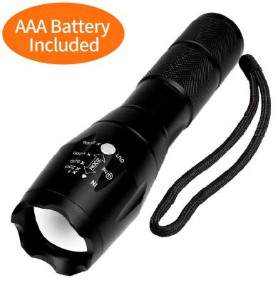 China Best Emergency Bright Aluminum Led 18650 Rechargeable Handheld Batteries Or 3*AAA 10W LED Tactical Flashlight for sale