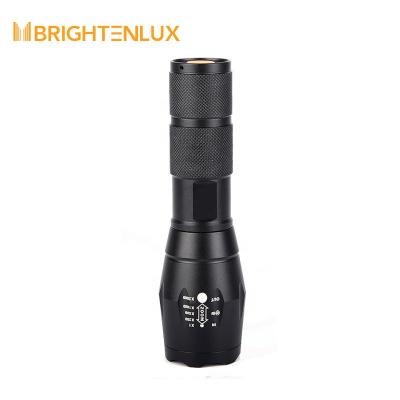 China Wholesale Aluminum 5 Modes Waterproof Manufacturer Brightenlux High Power 10W ZoomTactical Led Flashlight Torch for sale