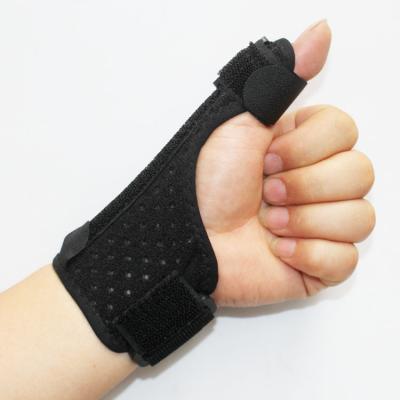 China Durable Neoprene Stabilizer Hand Black Adjustable Splint Wrist And Thumb Support for sale