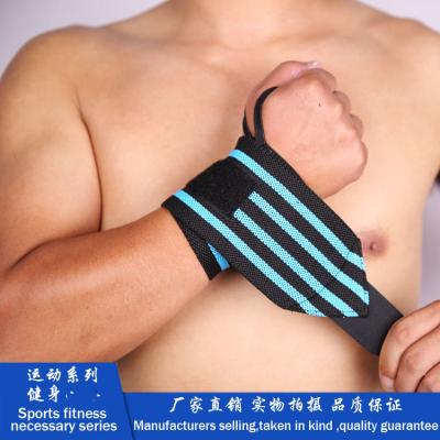 China Cossfit Gym / Fitness Adjustable Wrist Supports Braces Weightlifting Compression High Quality Wrist Wraps Straps for sale