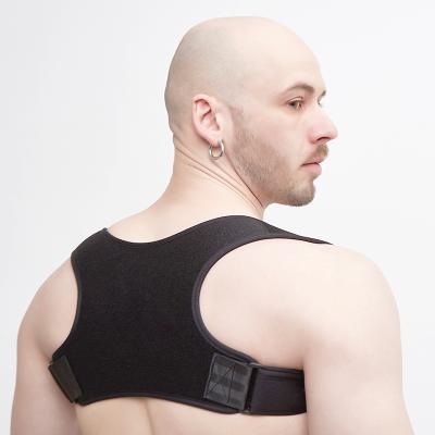 China Seat Corrector New Upper Back Brace Kyphosis Straightener Compression Neoprene Posture Corrector To Prevent Hump Shoulder Posture Brace for sale