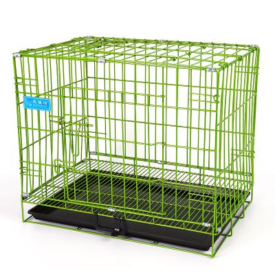 China Hot Sale Large Dog House Breathable Cheap Foldable Stainless Steel Piping Portable Dog Cages Kennel Pet Cages for sale