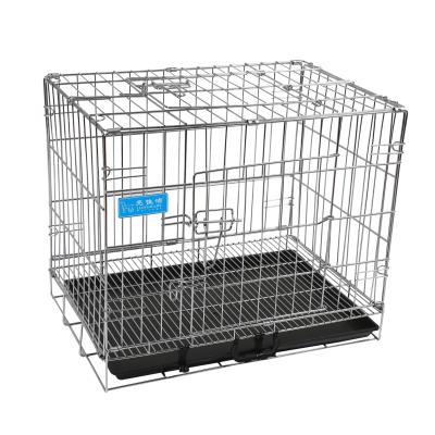 China Folding Pet Friendly Breathable Stainless Metal Dog Cage Houses Institutions Pet Cages for sale