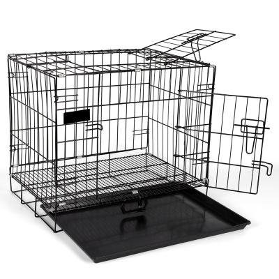 China Lankit Classic Design Indoor Crate Design Luxury Folding Breathable Metal Dog Kennel Cage Durable Easy Cleaning Pet Cages for sale